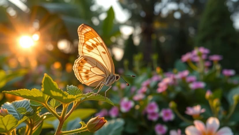 Fjäril vingad syns på Haga varje sommar