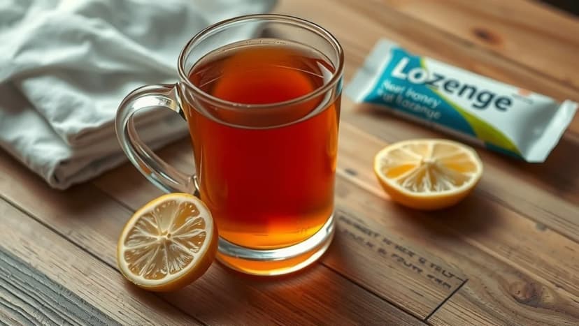 Ont i halsen utan feber och förkylning