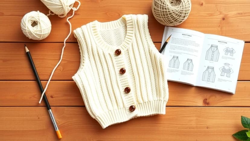 Sticka enkel väst gratis mönster själv